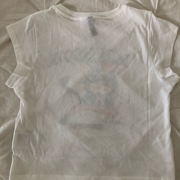 White crop top 🤍🧡 - Picture 2 of 3